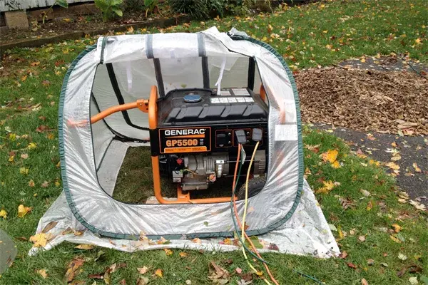 How to run a generator in the rain