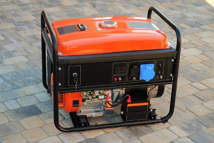 How much space does a portable generator need