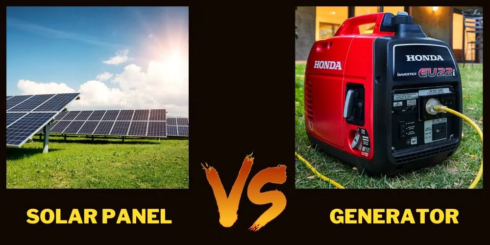 Solar Panel vs Generator