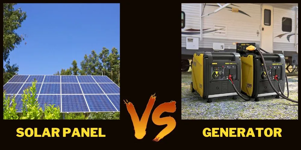 Solar Panel vs Generator