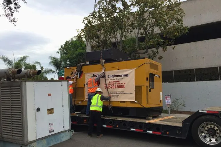 Loading and Securing the Generator